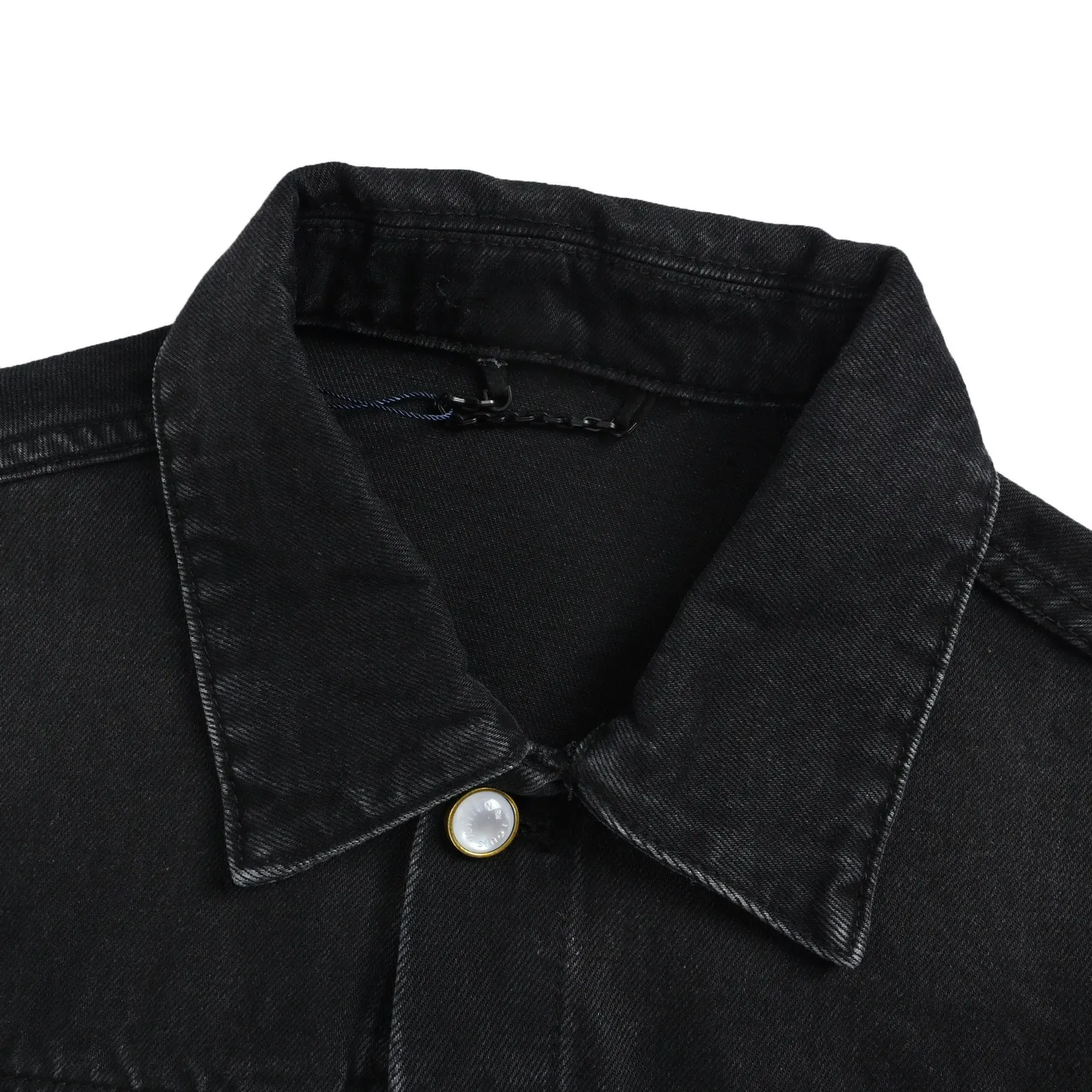 Louis Vuitton/Louis Vuitton 24Fw embroidered logo denim jacket